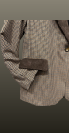Sacou houndstooth-beige