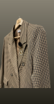 Sacou houndstooth-nude