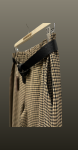 Pantalon houndstooth-nude