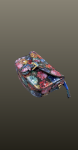 Geanta mica postas- imprimeu floral multicolor