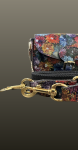 Geanta mica postas- imprimeu floral multicolor